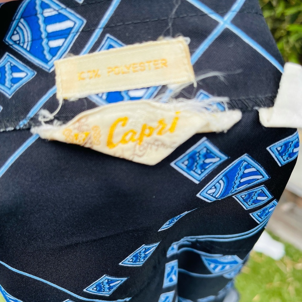 Vintage Capri Polyester Button Down - image 7